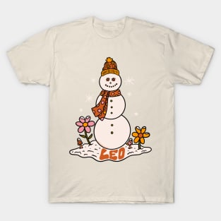 Leo Snowman T-Shirt